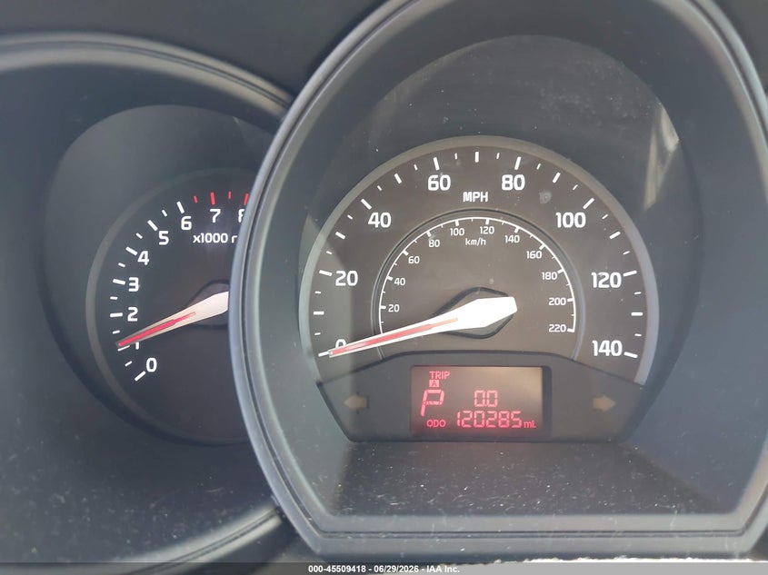 2012 Kia Rio VIN KNADN5A36C6027808 IAAI salvage auction — NORMAL WEAR, Clear (Florida), sold $525 on 2026-07-29 (photo 7)