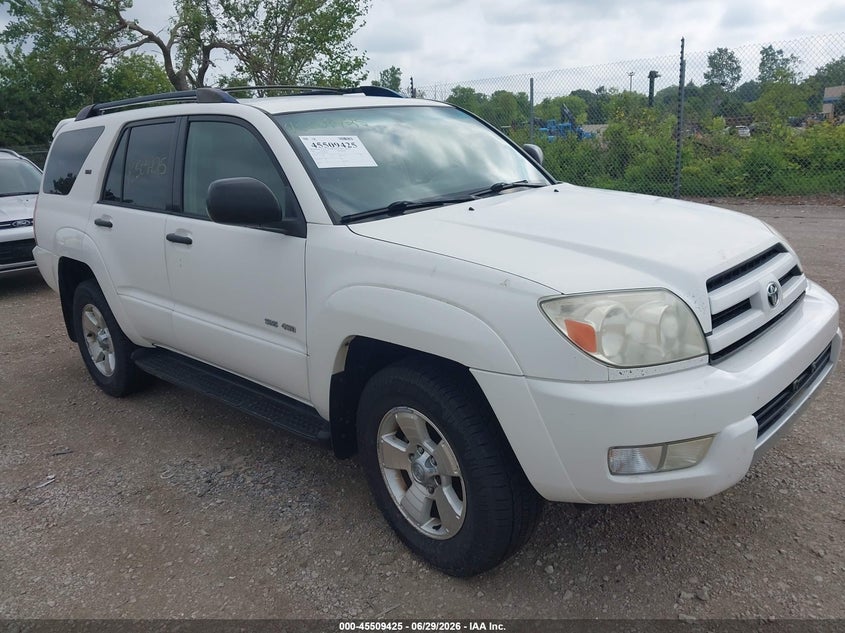 2004 Toyota 4runner VIN JTEBU14R740050004 IAAI salvage auction — NORMAL WEAR, Clear-Endorsement (Wisconsin), sold $1,250 on 2026-07-21 (photo 1)