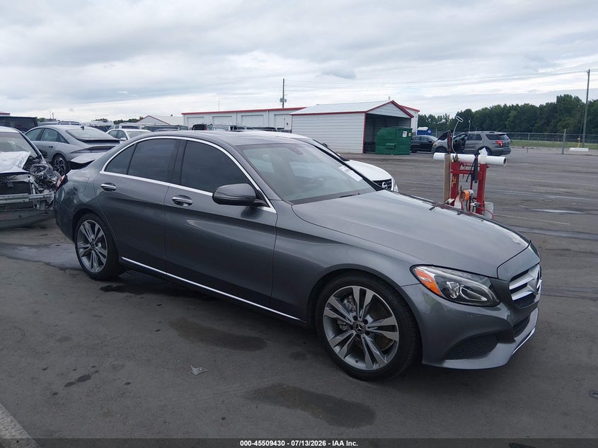 2018 Mercedes-benz C-klasse VIN 55SWF4JB6JU267161 IAAI salvage auction — REAR END, Salvage (North Carolina), sold $5,600 on 2026-07-31 (photo 1)