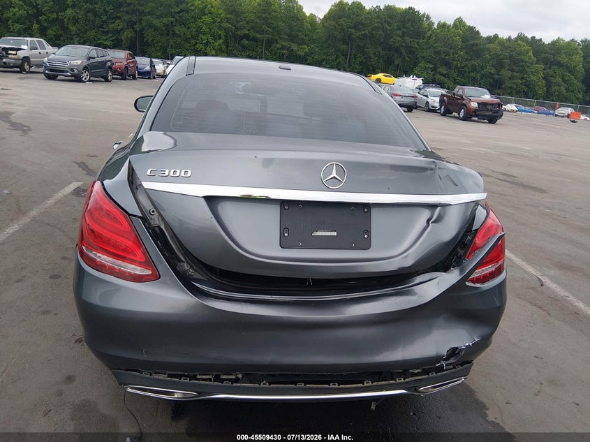 2018 Mercedes-benz C-klasse VIN 55SWF4JB6JU267161 IAAI salvage auction — REAR END, Salvage (North Carolina), sold $5,600 on 2026-07-31 (photo 6)