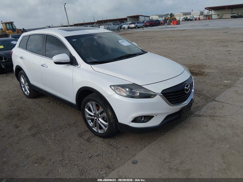 2013 Mazda Cx-9 VIN JM3TB2DA9D0408662 IAAI salvage auction — NORMAL WEAR, Original (Texas), sold $550 on 2026-07-28 (photo 1)