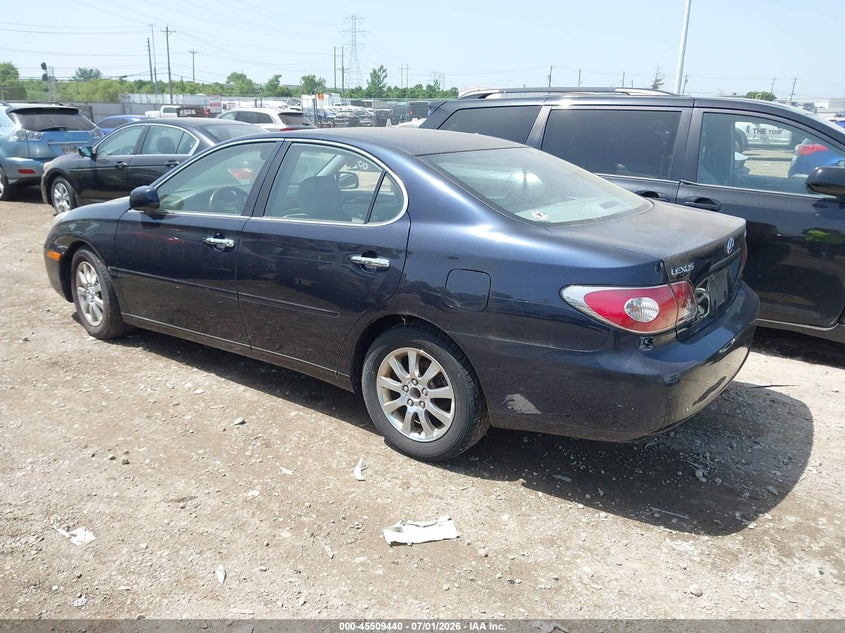 2004 Lexus Es 330 VIN JTHBA30G945034501 IAAI salvage auction — NORMAL WEAR, Original (Ohio), sold $700 on 2026-07-09 (photo 3)