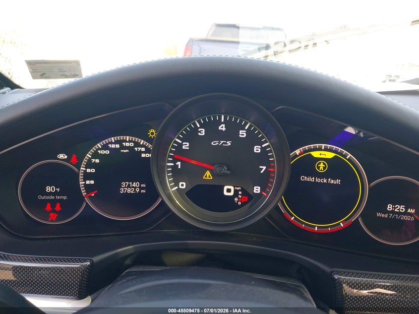 2022 Porsche Panamera VIN WP0AG2A7XNL135211 IAAI salvage auction — RIGHT SIDE, Salvage Title, sold $39,000 on 2026-08-10 (photo 7)