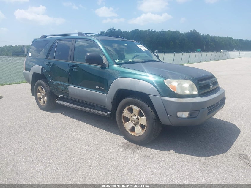 2003 Toyota 4runner VIN JTEBU14R030012094 IAAI salvage auction — NORMAL WEAR, Clear (Indiana), sold $1,500 on 2026-07-16 (photo 1)