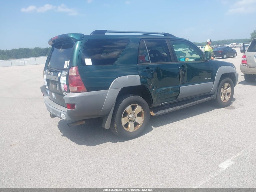 2003 Toyota 4runner VIN JTEBU14R030012094 IAAI salvage auction — NORMAL WEAR, Clear (Indiana), sold $1,500 on 2026-07-16 (photo 4)