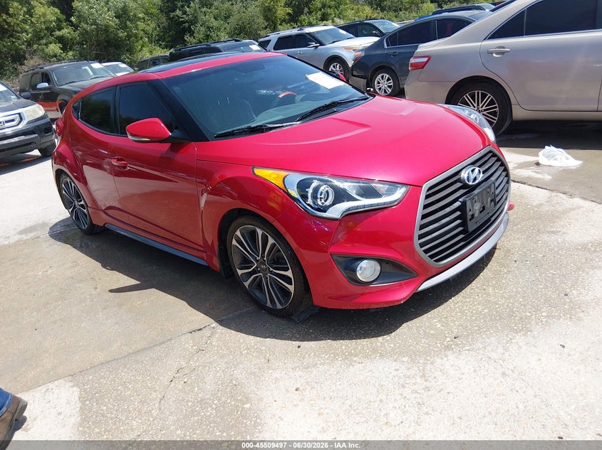 2016 Hyundai Veloster VIN KMHTC6AE6GU257860 IAAI salvage auction — NORMAL WEAR, Clear (Washington), sold $1,200 on 2026-07-29 (photo 1)