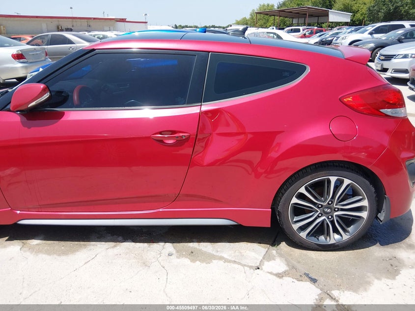 2016 Hyundai Veloster VIN KMHTC6AE6GU257860 IAAI salvage auction — NORMAL WEAR, Clear (Washington), sold $1,200 on 2026-07-29 (photo 6)