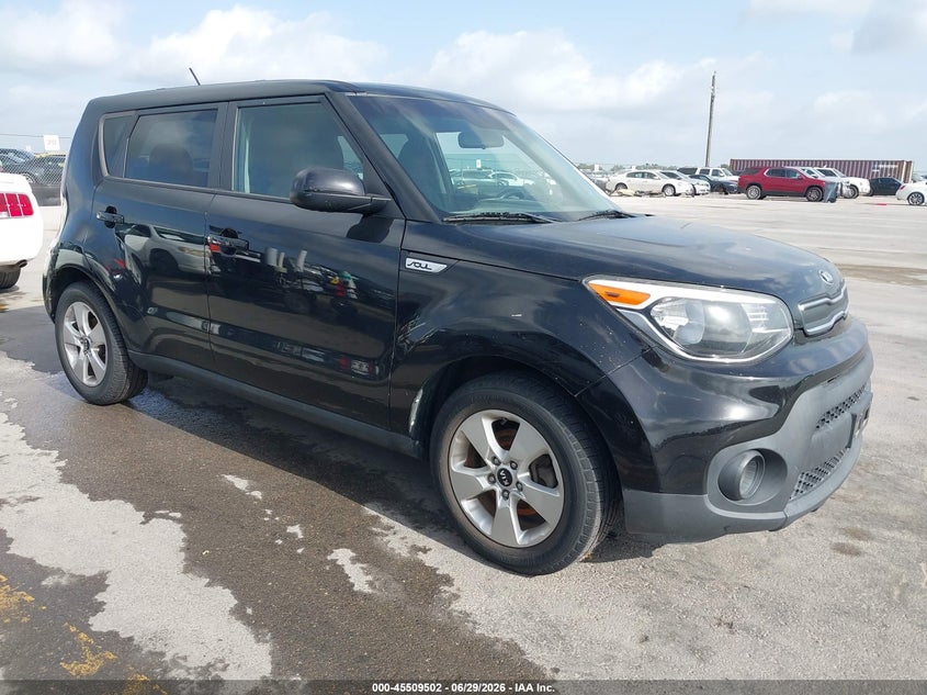 2017 Kia Soul VIN KNDJN2A28H7465954 IAAI salvage auction — NORMAL WEAR, Clear (Texas), sold $975 on 2026-07-23 (photo 1)