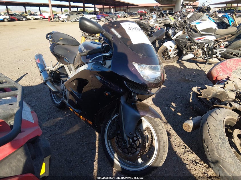 1999 Kawasaki Zx600 VIN JKAZX4G10XA035001 IAAI salvage auction — NORMAL WEAR, Clear-Dealer Only (Arizona), sold $575 on 2026-07-22 (photo 1)