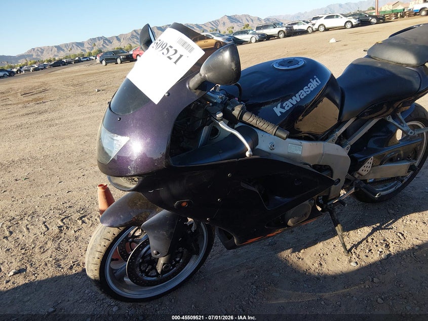 1999 Kawasaki Zx600 VIN JKAZX4G10XA035001 IAAI salvage auction — NORMAL WEAR, Clear-Dealer Only (Arizona), sold $575 on 2026-07-22 (photo 2)