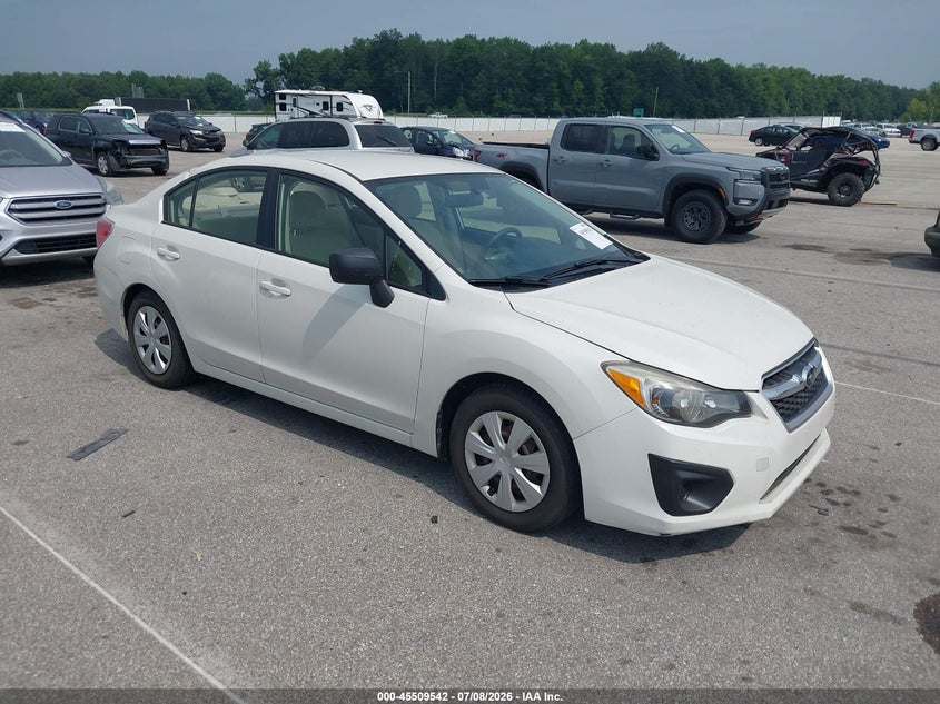 2014 Subaru Impreza VIN JF1GJAA67EH007515 IAAI salvage auction — REAR END, Clear (Indiana), sold $2,350 on 2026-08-01 (photo 1)
