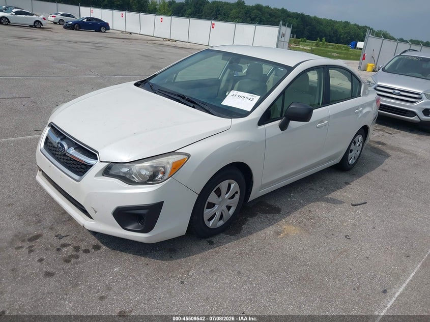 2014 Subaru Impreza VIN JF1GJAA67EH007515 IAAI salvage auction — REAR END, Clear (Indiana), sold $2,350 on 2026-08-01 (photo 2)