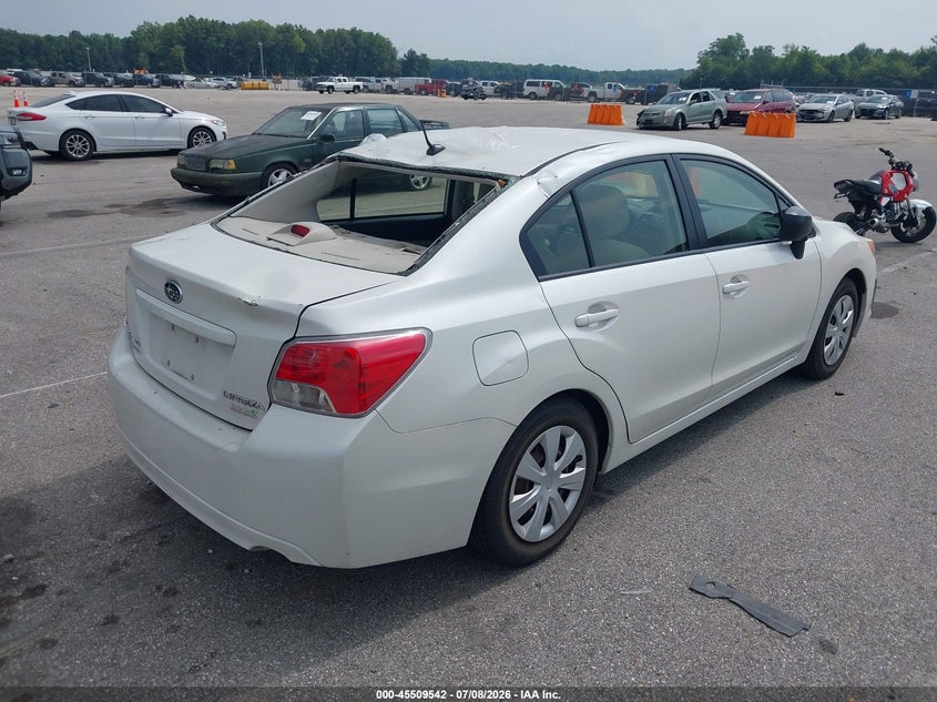 2014 Subaru Impreza VIN JF1GJAA67EH007515 IAAI salvage auction — REAR END, Clear (Indiana), sold $2,350 on 2026-08-01 (photo 4)