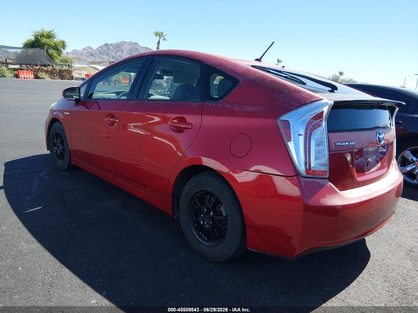 2013 Toyota Prius VIN JTDKN3DU8D5627935 IAAI salvage auction — NORMAL WEAR, Clear (Nevada), sold $475 on 2026-07-24 (photo 3)