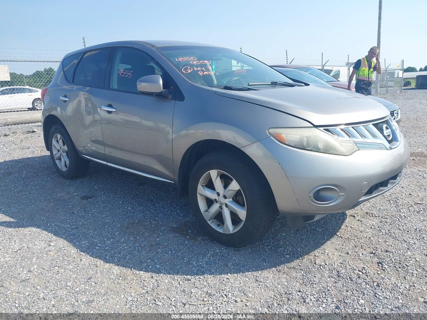 2010 Nissan Murano VIN JN8AZ1MWXAW112063 IAAI salvage auction — NORMAL WEAR, Clear (Pennsylvania), sold $350 on 2026-07-29 (photo 1)