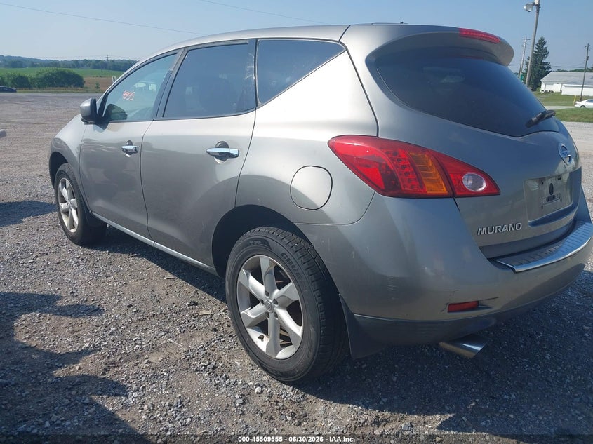 2010 Nissan Murano VIN JN8AZ1MWXAW112063 IAAI salvage auction — NORMAL WEAR, Clear (Pennsylvania), sold $350 on 2026-07-29 (photo 3)