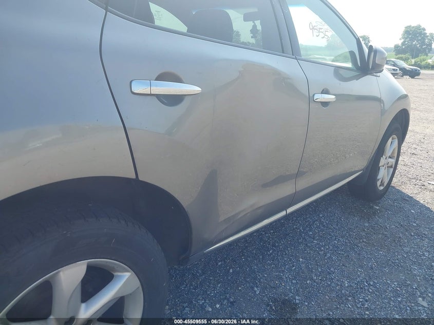2010 Nissan Murano VIN JN8AZ1MWXAW112063 IAAI salvage auction — NORMAL WEAR, Clear (Pennsylvania), sold $350 on 2026-07-29 (photo 6)