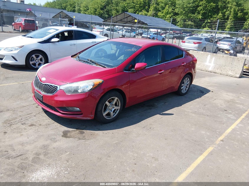 2014 Kia Forte VIN KNAFX4A82E5055543 IAAI salvage auction — NORMAL WEAR, Clear (Connecticut), sold $450 on 2026-07-30 (photo 2)