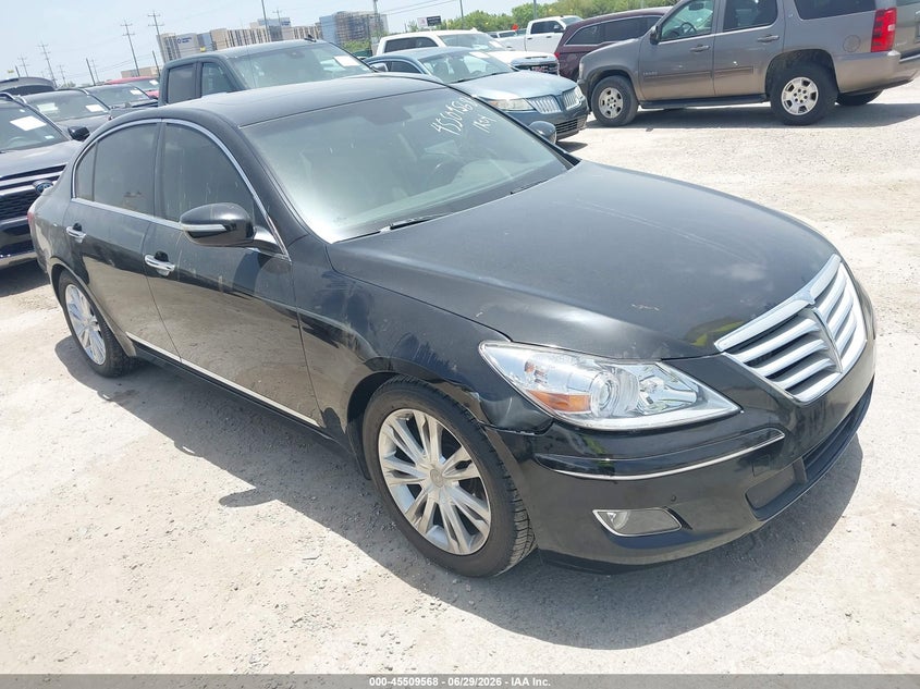 2011 Hyundai Genesis VIN KMHGC4DF2BU125360 IAAI salvage auction — NORMAL WEAR, Original (Texas), sold $825 on 2026-07-13 (photo 1)