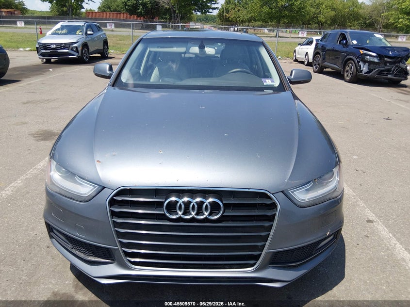 2014 Audi A4 VIN WAUFFAFL9EN026104 IAAI salvage auction — FRONT END, Clear (New Jersey), sold $1,500 on 2026-07-20 (photo 6)