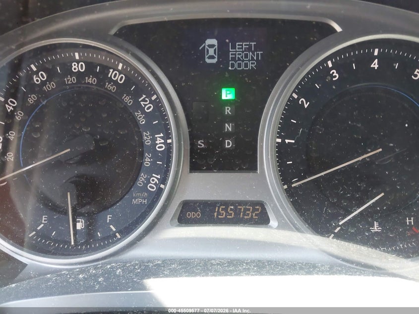 2009 Lexus Is 250 VIN JTHCK262092031602 IAAI salvage auction — NORMAL WEAR, Original (Ohio), sold $600 on 2026-07-29 (photo 7)