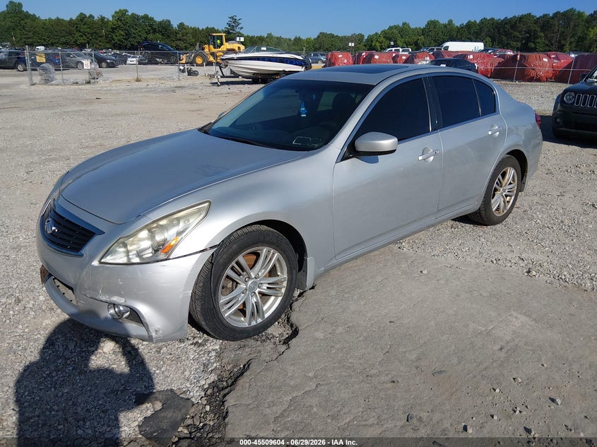 2013 Infiniti G VIN JN1CV6AR6DM758862 IAAI salvage auction — NORMAL WEAR, Clear (New York), sold $1,350 on 2026-07-24 (photo 2)