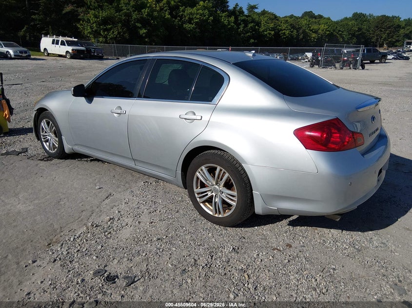 2013 Infiniti G VIN JN1CV6AR6DM758862 IAAI salvage auction — NORMAL WEAR, Clear (New York), sold $1,350 on 2026-07-24 (photo 3)
