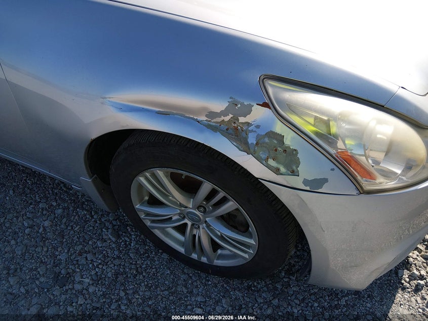 2013 Infiniti G VIN JN1CV6AR6DM758862 IAAI salvage auction — NORMAL WEAR, Clear (New York), sold $1,350 on 2026-07-24 (photo 6)