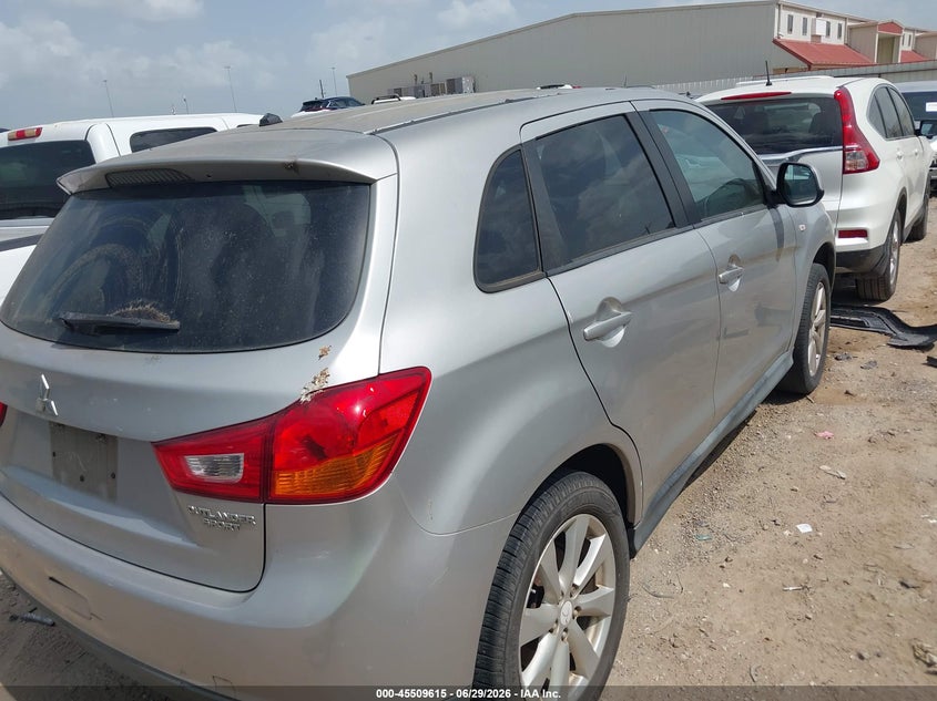 2013 Mitsubishi Outlander VIN 4A4AP3AU4DE019557 IAAI salvage auction — NORMAL WEAR, Original (Texas), sold $1,000 on 2026-07-09 (photo 6)