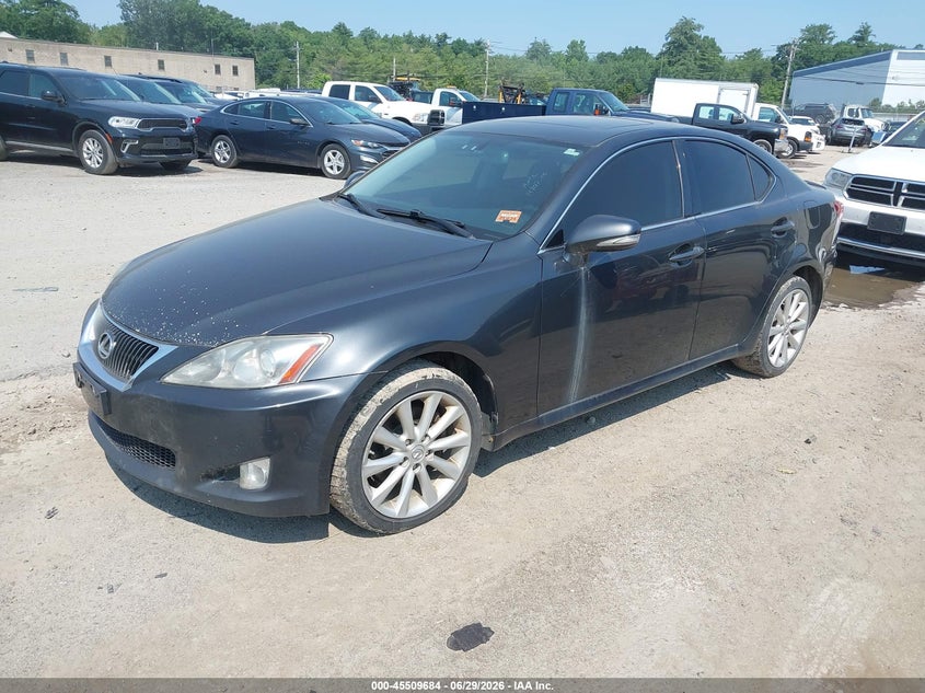 2009 Lexus Is 250 VIN JTHCK262595032808 IAAI salvage auction — NORMAL WEAR, Original (New Hampshire), sold $875 on 2026-07-08 (photo 2)