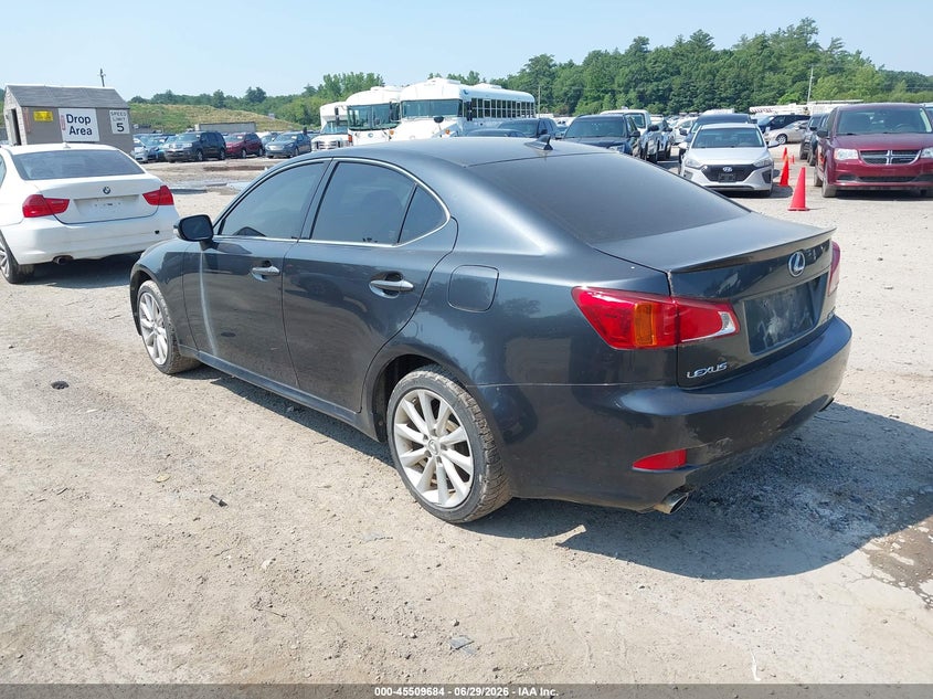 2009 Lexus Is 250 VIN JTHCK262595032808 IAAI salvage auction — NORMAL WEAR, Original (New Hampshire), sold $875 on 2026-07-08 (photo 3)