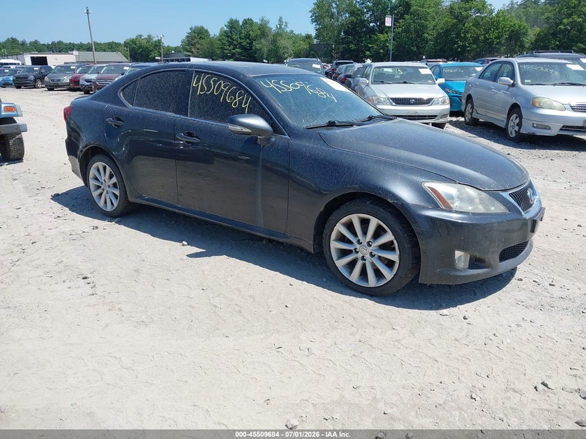 2009 Lexus Is 250 VIN JTHCK262595032808 IAAI salvage auction — NORMAL WEAR, Original (New Hampshire), sold $875 on 2026-07-08 (photo 1)