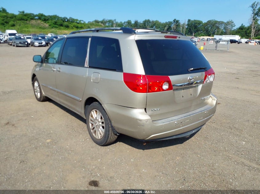 2008 Toyota Sienna VIN 5TDBK22C68S020266 IAAI salvage auction — NORMAL WEAR, Clear (New Jersey), sold $925 on 2026-07-09 (photo 3)
