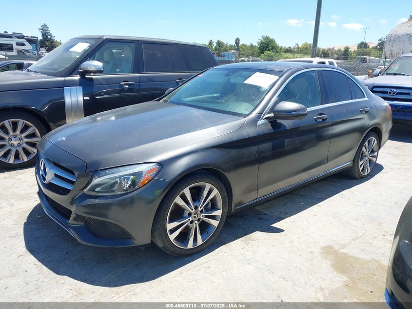 2018 Mercedes-benz C-klasse VIN WDDWF4JB9JR410489 IAAI salvage auction — NORMAL WEAR, Clear - Dealer Only (California), sold $3,100 on 2026-07-21 (photo 2)