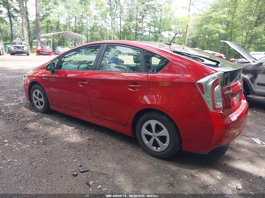 2012 Toyota Prius VIN JTDKN3DU9C5491135 IAAI salvage auction — NORMAL WEAR, Enterprise Vehicles Clear Only (Virginia), sold $1,500 on 2026-07-21 (photo 3)
