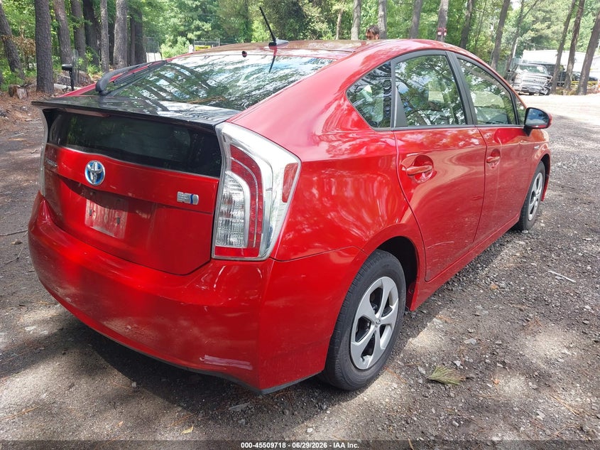 2012 Toyota Prius VIN JTDKN3DU9C5491135 IAAI salvage auction — NORMAL WEAR, Enterprise Vehicles Clear Only (Virginia), sold $1,500 on 2026-07-21 (photo 4)