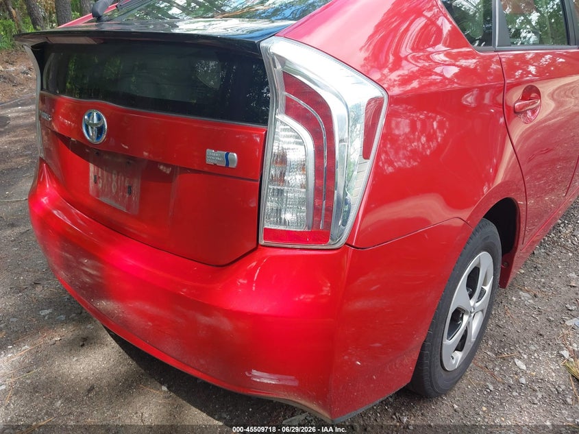 2012 Toyota Prius VIN JTDKN3DU9C5491135 IAAI salvage auction — NORMAL WEAR, Enterprise Vehicles Clear Only (Virginia), sold $1,500 on 2026-07-21 (photo 6)