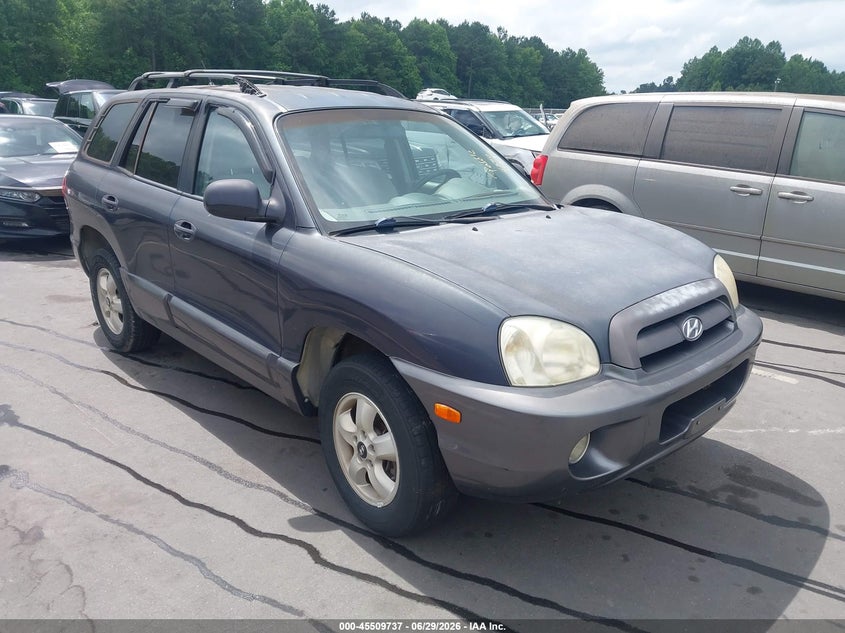 2006 Hyundai Santa fe VIN KM8SC13D26U081875 IAAI salvage auction — NORMAL WEAR, Clear (North Carolina), sold $500 on 2026-07-29 (photo 1)