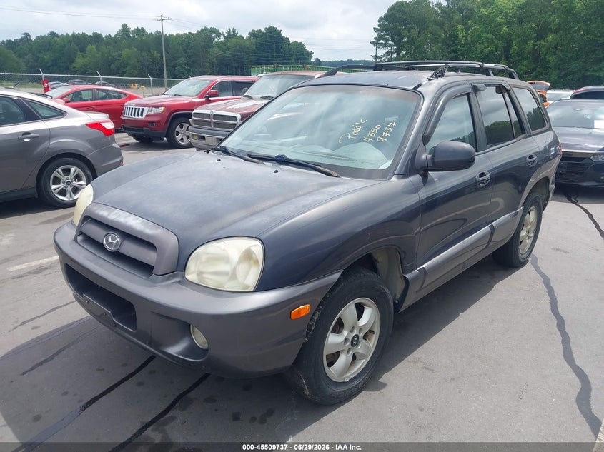2006 Hyundai Santa fe VIN KM8SC13D26U081875 IAAI salvage auction — NORMAL WEAR, Clear (North Carolina), sold $500 on 2026-07-29 (photo 2)