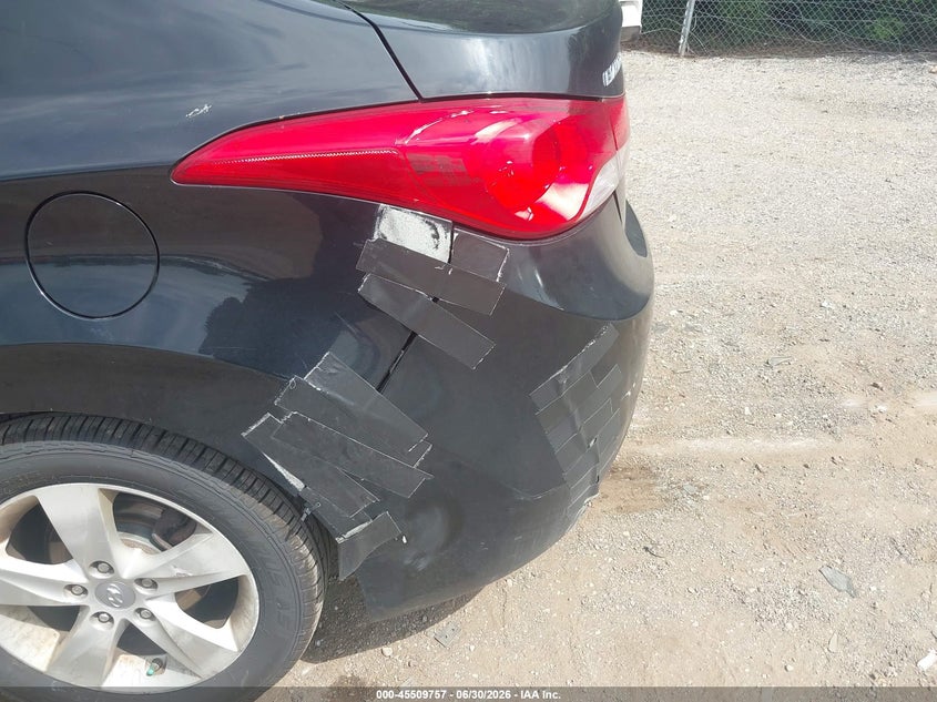 2012 Hyundai Elantra VIN KMHDH4AE4CU334309 IAAI salvage auction — NORMAL WEAR, Clear (New Jersey), sold $700 on 2026-07-17 (photo 6)