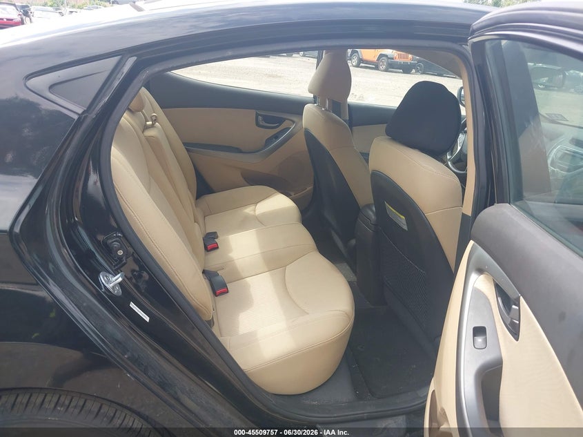 2012 Hyundai Elantra VIN KMHDH4AE4CU334309 IAAI salvage auction — NORMAL WEAR, Clear (New Jersey), sold $700 on 2026-07-17 (photo 8)