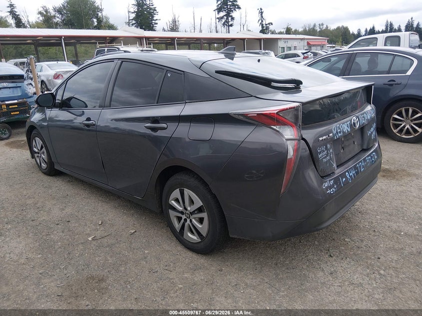 2016 Toyota Prius VIN JTDKARFU1G3001039 IAAI salvage auction — NORMAL WEAR, Clear (Washington), sold $5,700 on 2026-07-15 (photo 3)