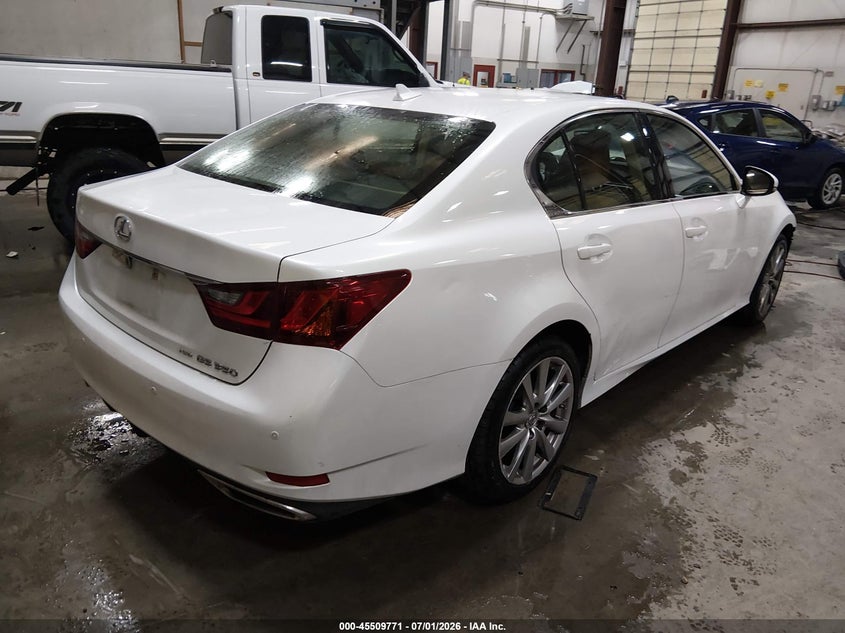 2013 Lexus Gs VIN JTHCE1BL5D5017329 IAAI salvage auction — FRONT END, Salvage (Idaho), sold $800 on 2026-07-31 (photo 4)
