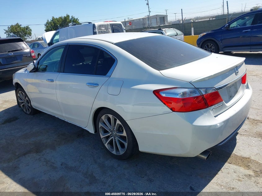 2014 Honda Accord VIN 1HGCR2F53EA099045 IAAI salvage auction — NORMAL WEAR, Clear - Dealer Only (California), sold $1,800 on 2026-07-09 (photo 3)