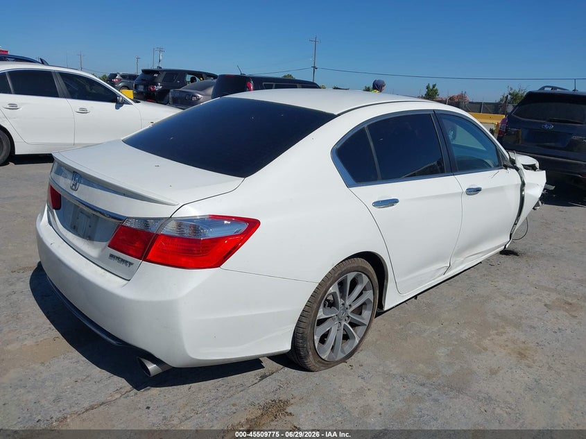 2014 Honda Accord VIN 1HGCR2F53EA099045 IAAI salvage auction — NORMAL WEAR, Clear - Dealer Only (California), sold $1,800 on 2026-07-09 (photo 4)