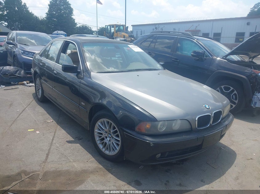 2003 BMW 5 series VIN WBADT63473CK41029 IAAI salvage auction — NORMAL WEAR, Clear-Dealer Only (North Carolina), sold $325 on 2026-07-06 (photo 1)