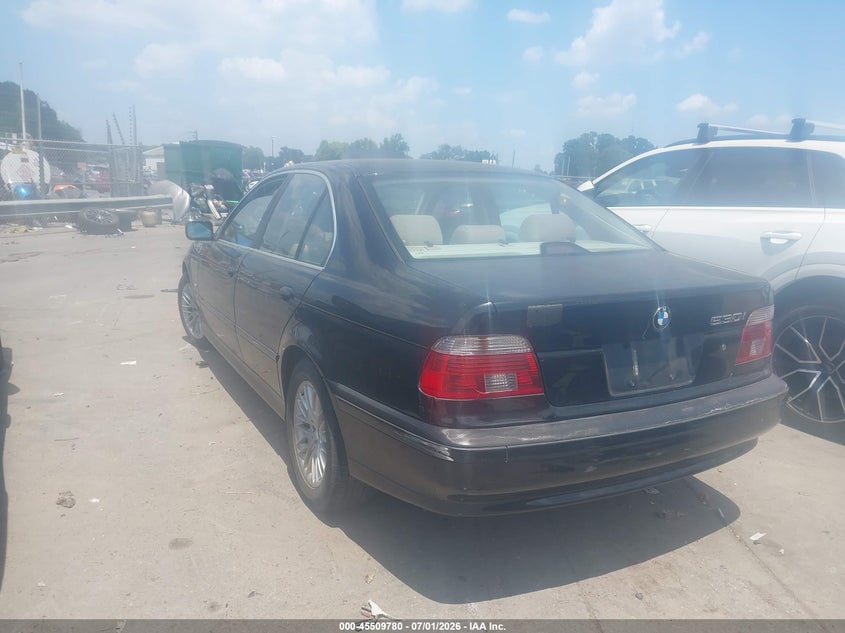 2003 BMW 5 series VIN WBADT63473CK41029 IAAI salvage auction — NORMAL WEAR, Clear-Dealer Only (North Carolina), sold $325 on 2026-07-06 (photo 3)