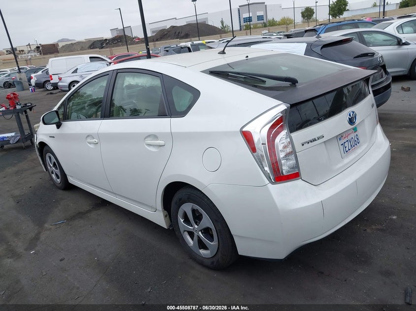 2014 Toyota Prius VIN JTDKN3DU3E0369984 IAAI salvage auction — FRONT END, Salvage Title, sold $1,500 on 2026-07-13 (photo 3)