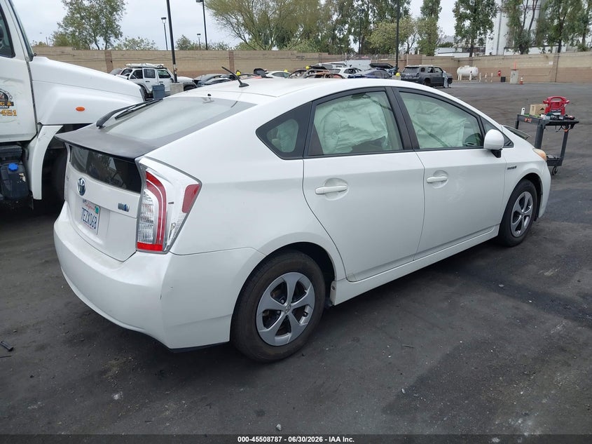 2014 Toyota Prius VIN JTDKN3DU3E0369984 IAAI salvage auction — FRONT END, Salvage Title, sold $1,500 on 2026-07-13 (photo 4)