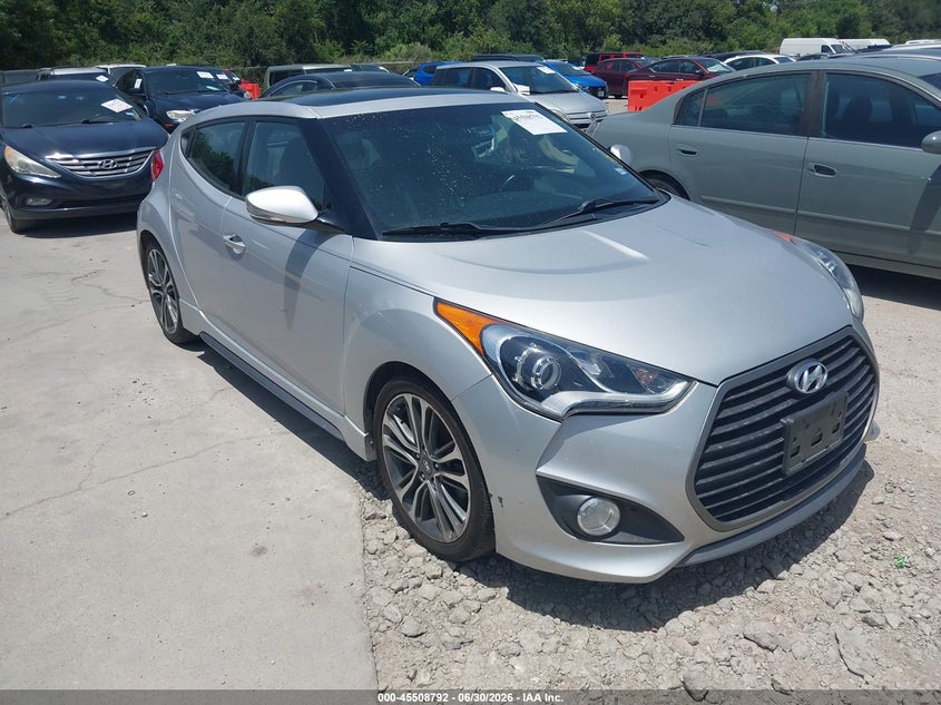 2016 Hyundai Veloster VIN KMHTC6AE4GU257131 IAAI salvage auction — NORMAL WEAR, Original (Texas), sold $1,300 on 2026-07-29 (photo 1)
